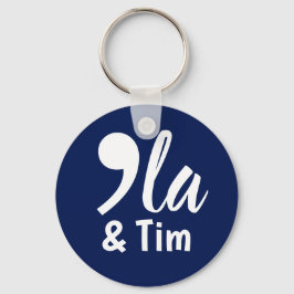 Comma Kamala und Tim 2024 Schlüsselanhänger