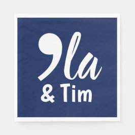 Comma Kamala und Tim 2024 Serviette