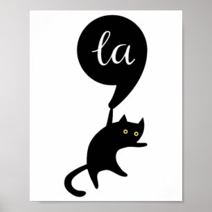 Comma La 2024 Cat Poster