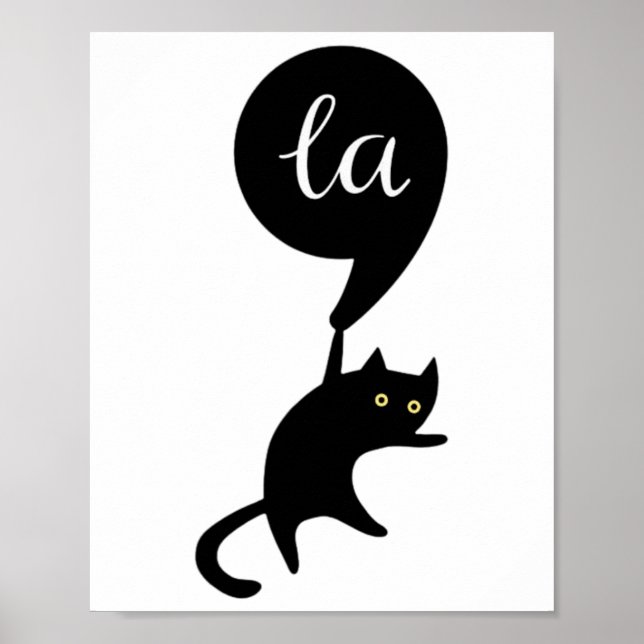 Comma La 2024 Cat Poster (Vorne)