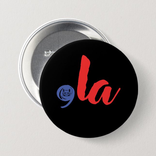 Comma La 2024 for President Election 2024 Funny Button (Vorne & Hinten)