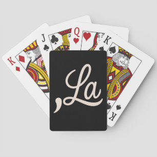 Comma La 2024 für die Präsidentschaftswahl Funny K Spielkarten