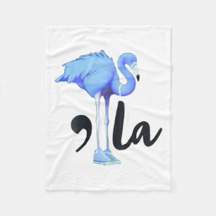 Comma La Flamingo Vote Harris Waltz 2024 Kamala Fo Fleecedecke
