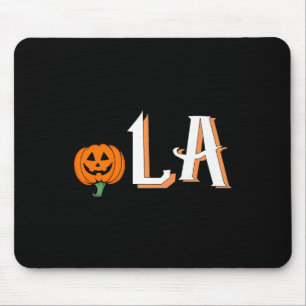 Comma La Funny Kamala Harris 2024 Halloween Pumpki Mousepad