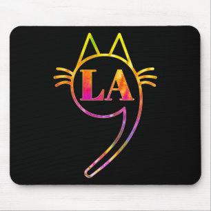 Comma La Kamala Cat Gefärbte Krawatte Retro Harris Mousepad