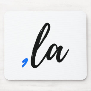 Comma La - Kamala Harris 2024 Frau Präsidentin Abs Mousepad
