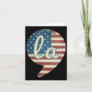 Comma La Kamala Harris American Flag Comma + La Karte
