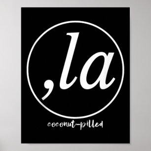 Comma La Kamala Harris Coconut Gewittertes Zitat Poster