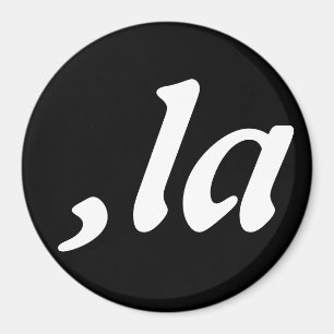 Comma La Kamala Harris - maßgeschneidertes Textdes Magnet