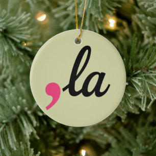 Comma La Kamala Harris Präsident 2024 Stopp-Projek Keramik Ornament
