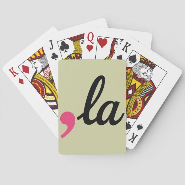 Comma La Kamala Harris Präsident 2024 Stopp-Projek Spielkarten (Rückseite)
