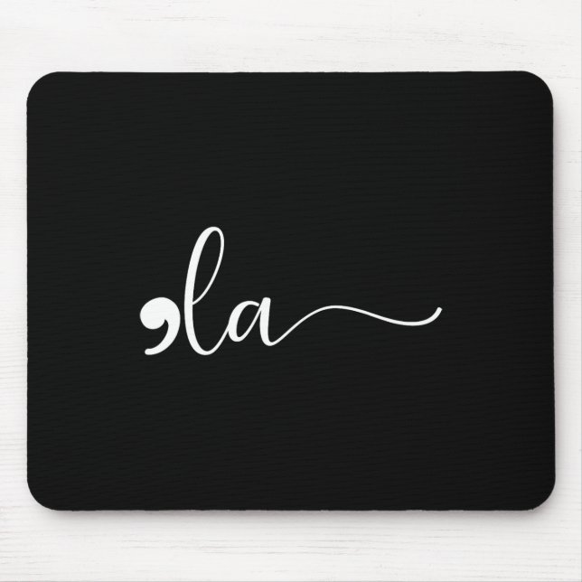 Comma La Kamala Harris Punctuation La Election Vot Mousepad (Vorne)