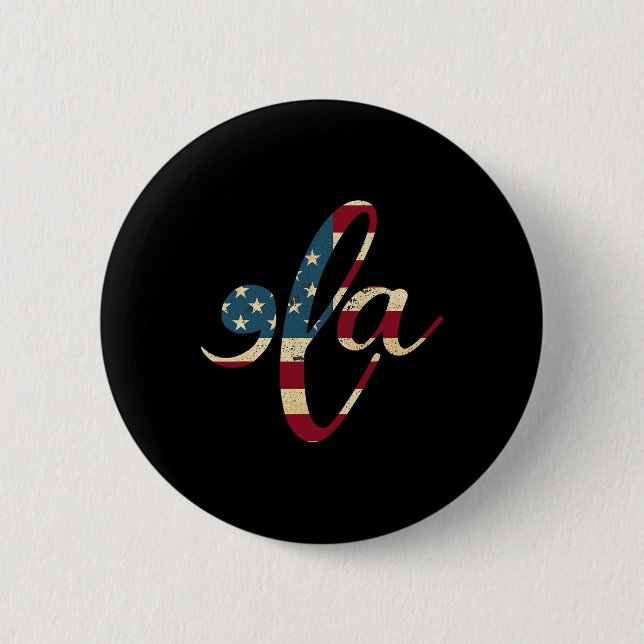 Comma La - Kamala Harris Shirt Kamala Harris 2024 Button (Vorderseite)