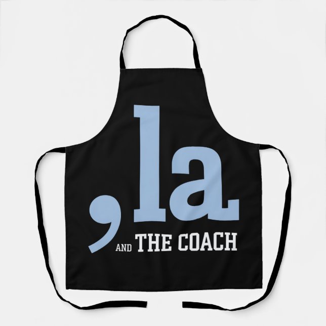 Comma La Kamala Harris Tim Walz Coach 2024 Schürze (Vorderseite)