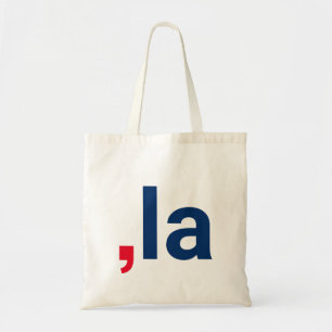 Comma La kamala lustige Aussprache rot-blau Tragetasche