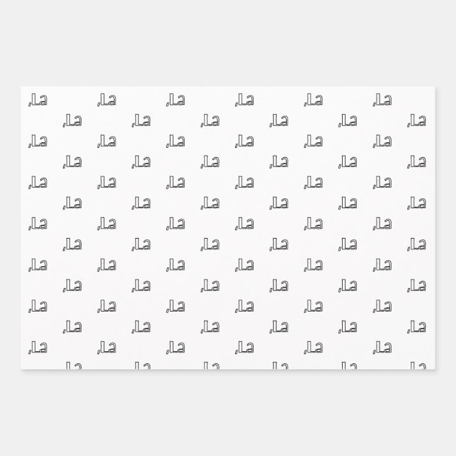 Comma La Wrapping Papers, Kamala Harris 2024 Geschenkpapier Set (Vorderseite)