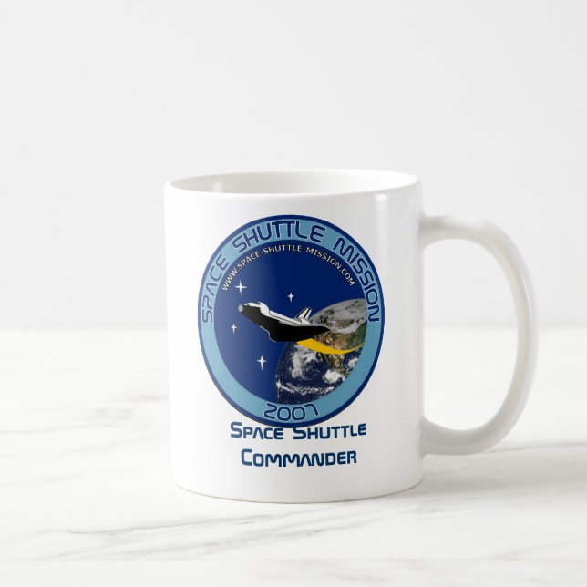Commandant de navette spatiale, tasse (Droite)