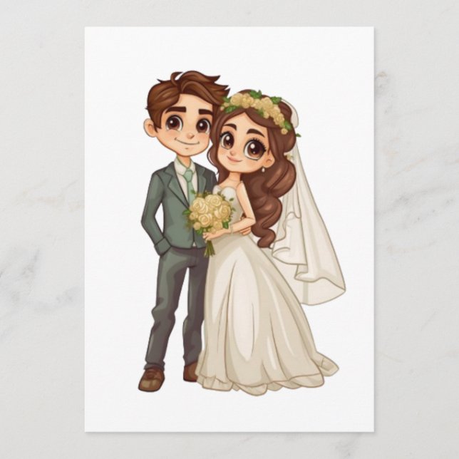 Commande de programme de mariage de mariée et de m (Devant)