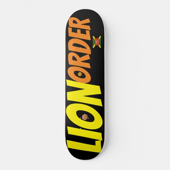 COMMANDE LION Skateboard (Recto)
