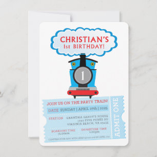 COMMANDE PERSONNALISÉE Invitation de train pour le