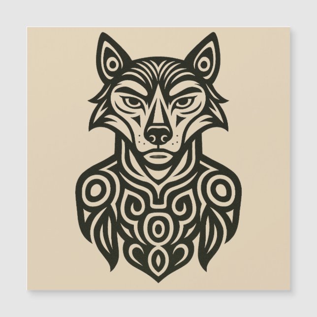 Commander Furry Magnetkarte (Vorderseite)