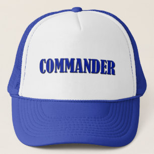Commander - Thin Blue Line Truckerkappe