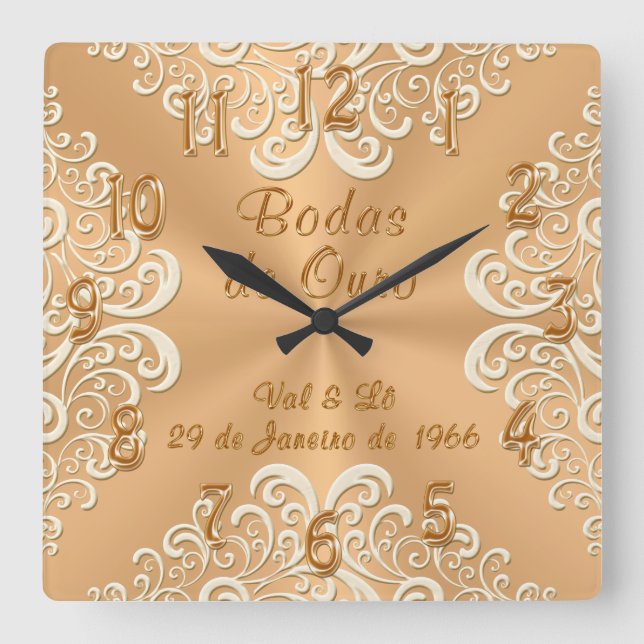 Commandes spéciales Horloge du 50e anniversaire (Recto)