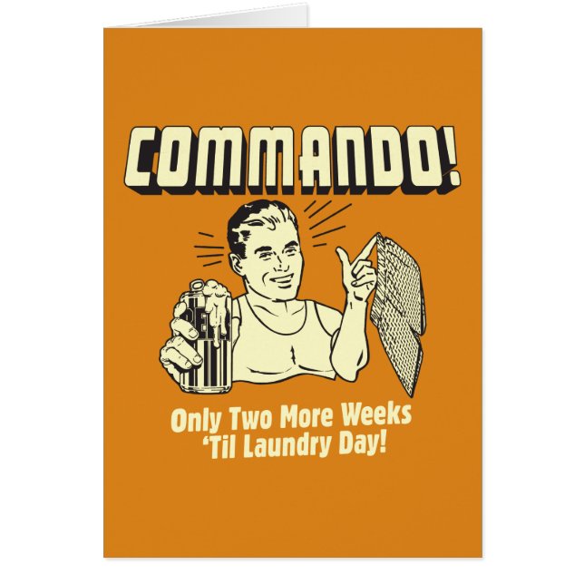 Commando : 2 Semaines Jusqu'À La Lessive Jour (Devant)