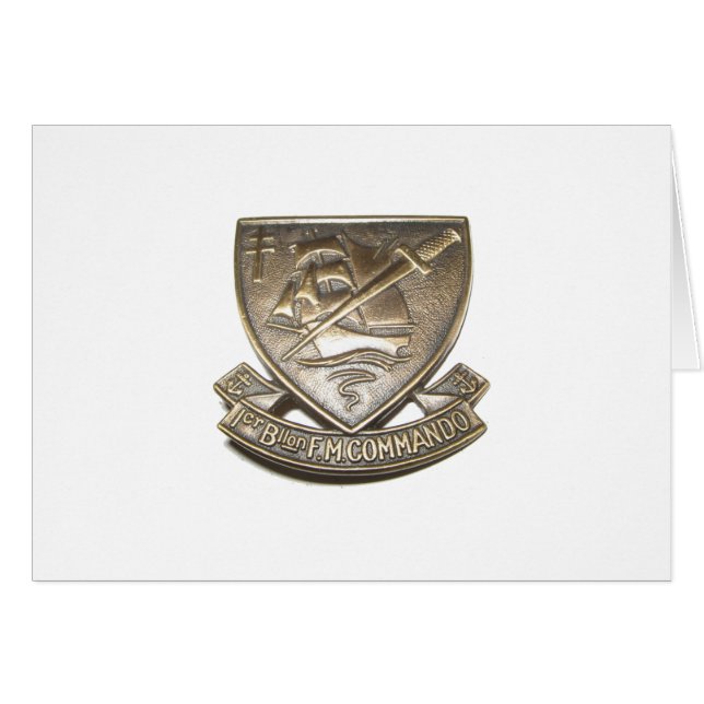 Commando Kieffer - Insigne 1er BFMC (Devant horizontal)