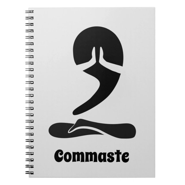 Commaste Spiral Foto Notebook Notizblock (Vorderseite)