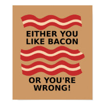 Comme Bacon Poster