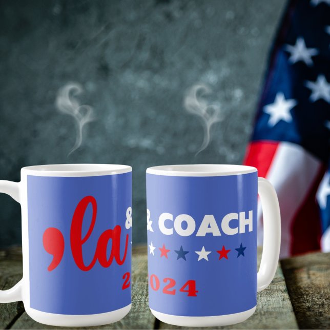 Comme La & Coach Stars Blue Kaffeetasse (Von Creator hochgeladen)
