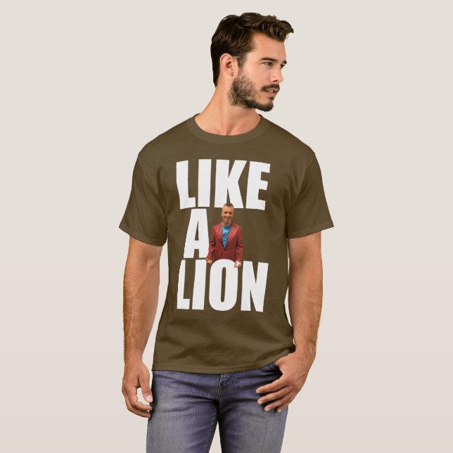 Comme un T-shirt de lion (Devant entier)