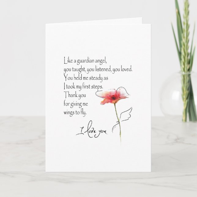 COMME UNE CARTE D'ANGEL GUARDIENNE ... LA FÊTE DE  (Devant)