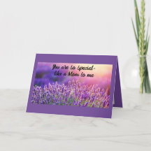 Comme une maman personnalisée Carte de fête des mè
