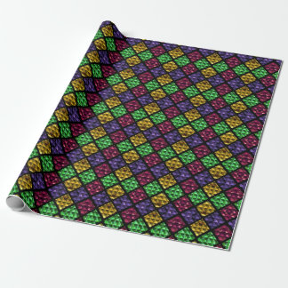Commedia dell'Arte Harlequin Jewel Box Geschenkpapier