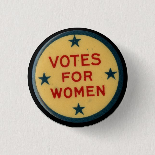 commemorative votes for women suffrage button (Vorderseite)