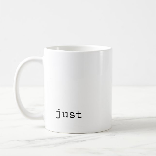 commencez juste la tasse de café inspirée (Gauche)
