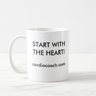 Commencez par la tasse de café de coeur