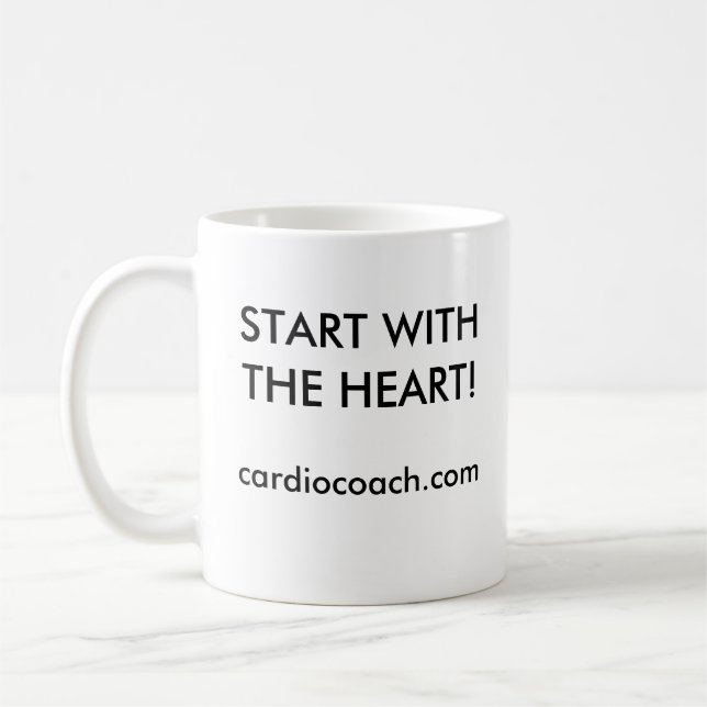 Commencez par la tasse de café de coeur (Gauche)
