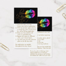 Comment appliquer et conseils - Lèvres arc-en-ciel