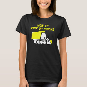 Comment draguer les filles T-shirt homme poulet mi