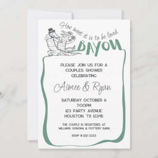 Comment il est doux d'être aimé Bayou Invitation