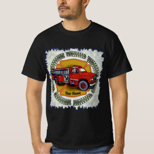 Comment je marche pompier camion T-shirt