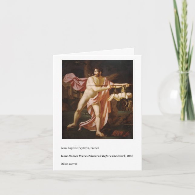 COMMENT LES BÉBÉS ONT ÉTÉ LIVRÉS LA CARTE DE JOUR  (Devant)