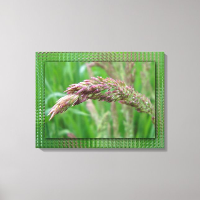 Comment l'herbe pousse la toile Imprimer (Recto)