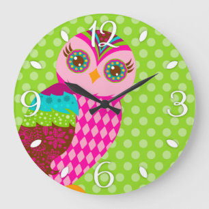 Comment maintenant horloge murale rose de hibou