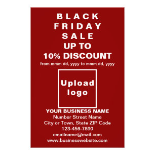Commerce Black Vendredi Vente sur papier photo rou
