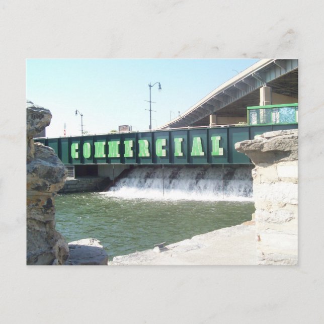 Commercial Slip Falls Postkarte (Vorderseite)