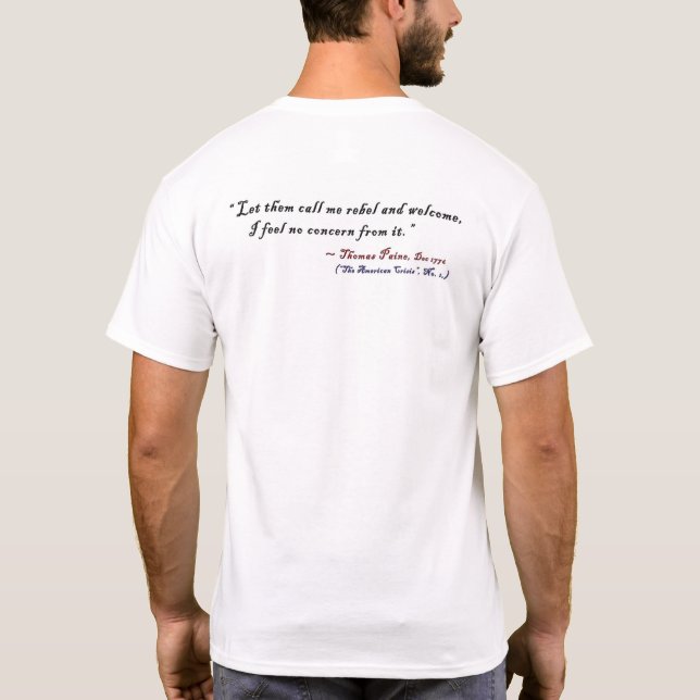 Commie Crushers™-Logo - Back & Front - ThoPaine1 T-Shirt (Rückseite)